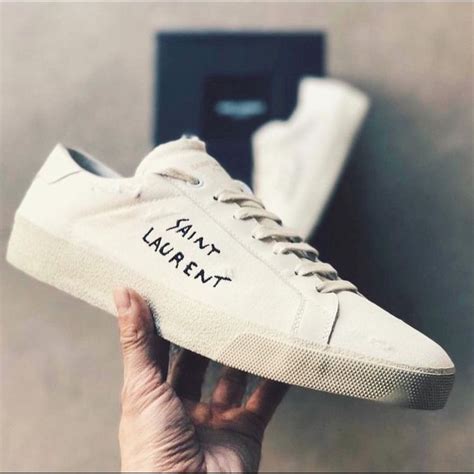 ysl sneakers fit men|yves saint laurent sneakers men's.